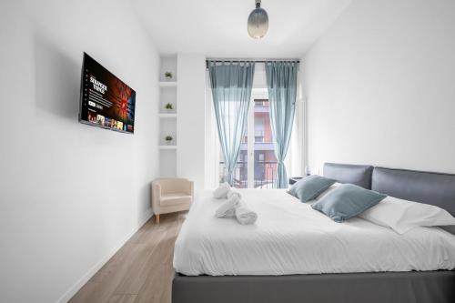 Bilocale vicino tram 2 smart TV e internet veloce — 4-Star Luxury Hotel in Milan, Italy