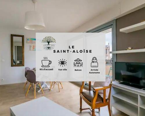 Le Saint Aloise Balcon Vue a 10min du Centre