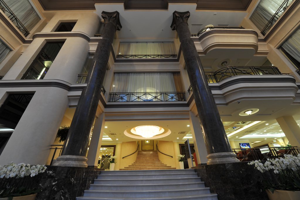 Shakhtar Plaza in Donetsk, Ukraine