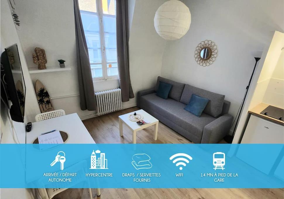 2 Central Tours Bleu Hypercentre in Tours, France