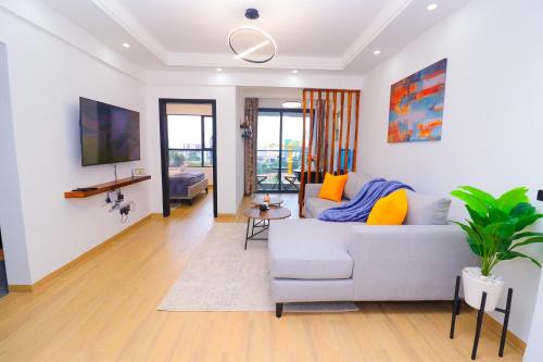 1BR Marina Bay Westlands with rooftop pool gym & city views