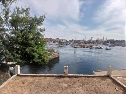 Nile Moon in Unknown City, Egypt