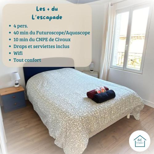 L'escapade T3 Avec Terrasse Privative — hotel in Lussac-Les-Chateaux