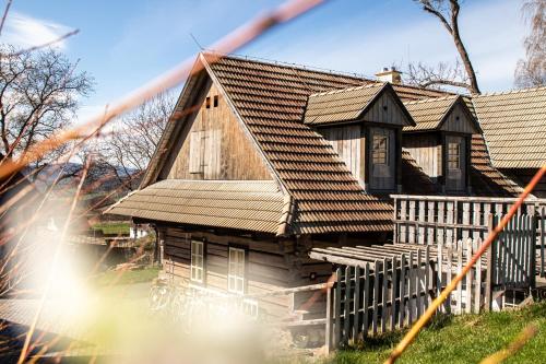 Cifrovaná drevenička in Detva, Slovakia