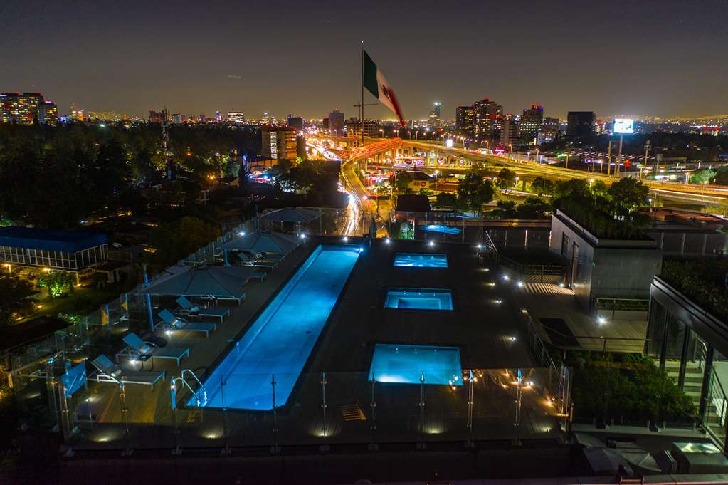NIGHT ROOF AIR VIEW