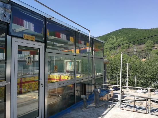 Wutai mountain Zen ink Pavilion in Taicheng, People's Republic of China