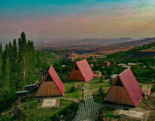 In Clouds Resort Byurakan in Unknown City, Armenia