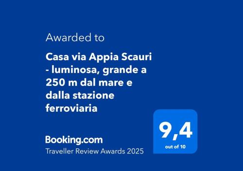 Casa Via Appia Scauri Luminosa Grande a 250 M Dal Mare E Dalla Stazione Ferroviaria — 4-Star Luxury Hotel in Minturno, Italy