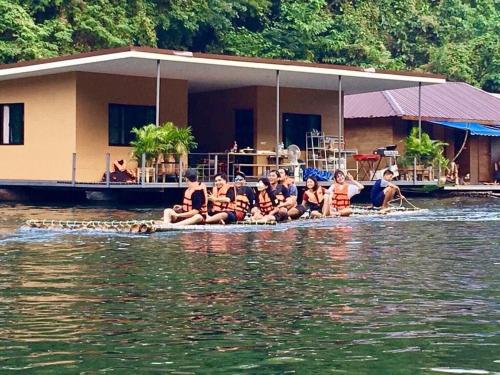 Sareerat Raft in Sai Yok, Thailand