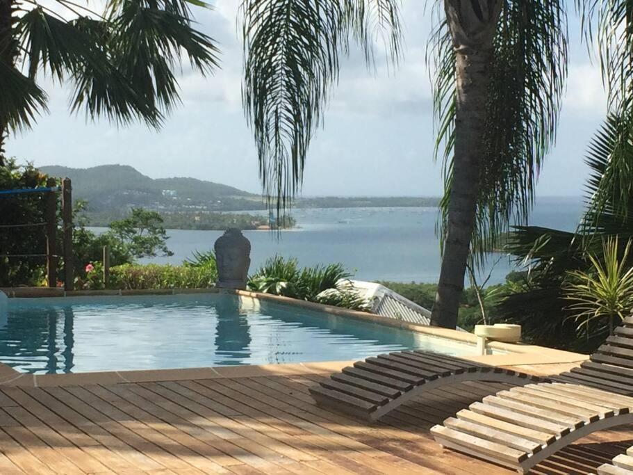 La charmante Villa Coco avec magnifique vue mer — 4-Star Luxury Hotel in Le Marin, Martinique
