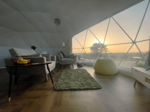 Sunset Ridge Luxury Geodesic Dome set in the beautiful countryside in Helston, United Kingdom