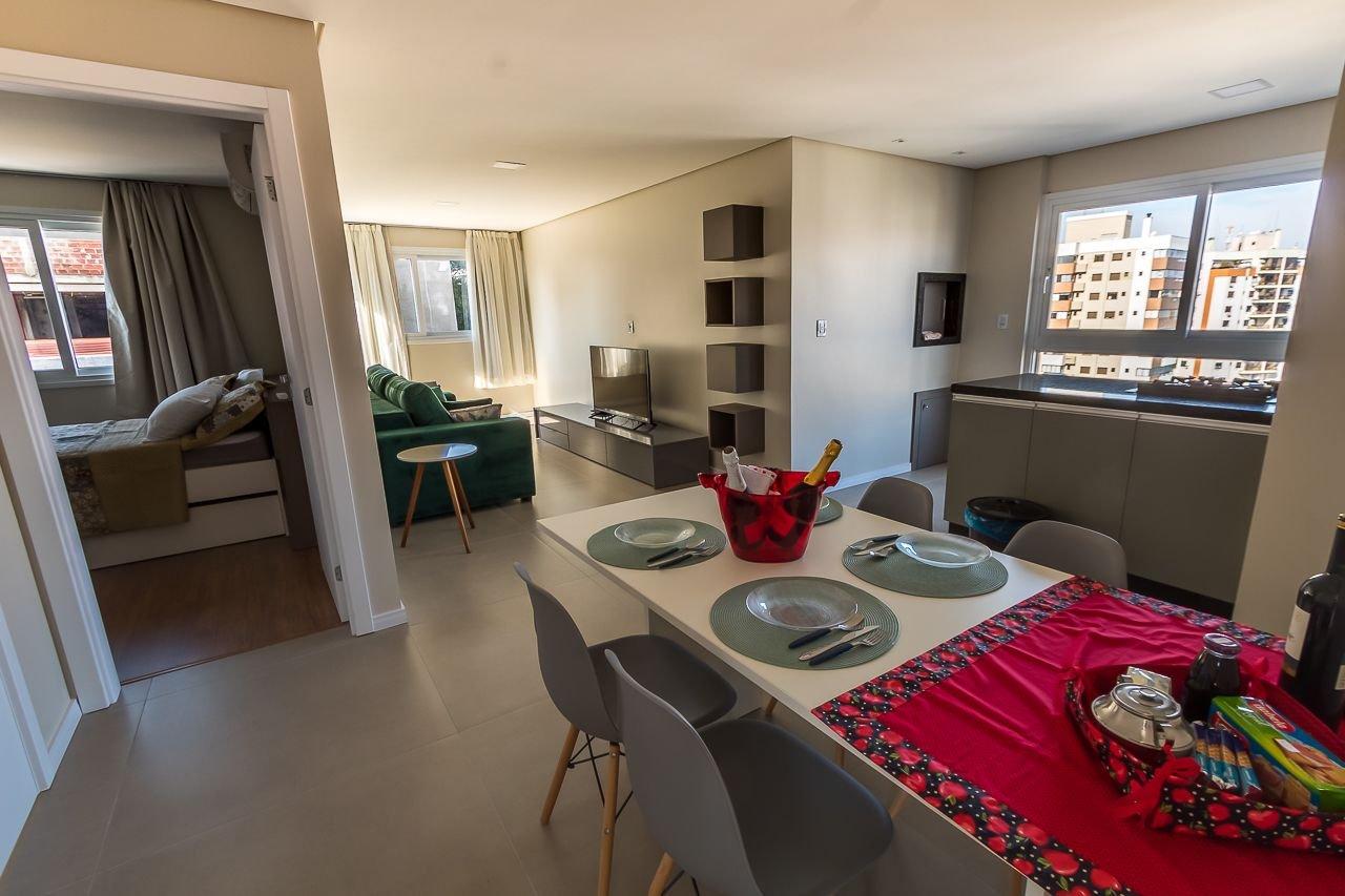 Dallas Apartamentos Na Via Gastronomica Estacionamento Amplos E Equipados Wifi — 4-Star Luxury Hotel in Bento Goncalves, Brasil