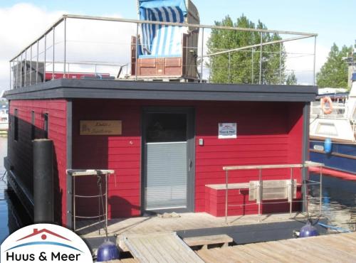 Hausboot Kaddi S Sunflower Huus Meer — Fehmarn