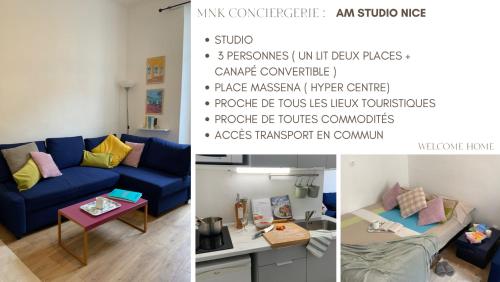 Massena : Hyper Centre Studio 2p - carbon neutral hotel in Nice