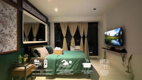 Max 1 Small Pet Allowed Choose Pet Rate Plan if you have a pet with you Gramercy Residences at 42nd Floor with Pool and Gym Access — 4-Star Luxury Hotel in Manila, Philippines