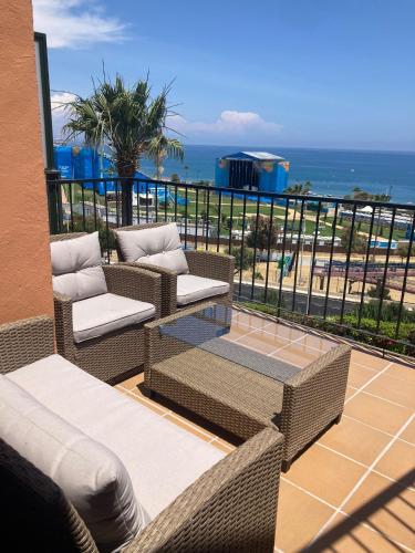 Atico Con Vistas Al Mar Y Con Piscina Frente a Castillo Sohail in Fuengirola, Spain