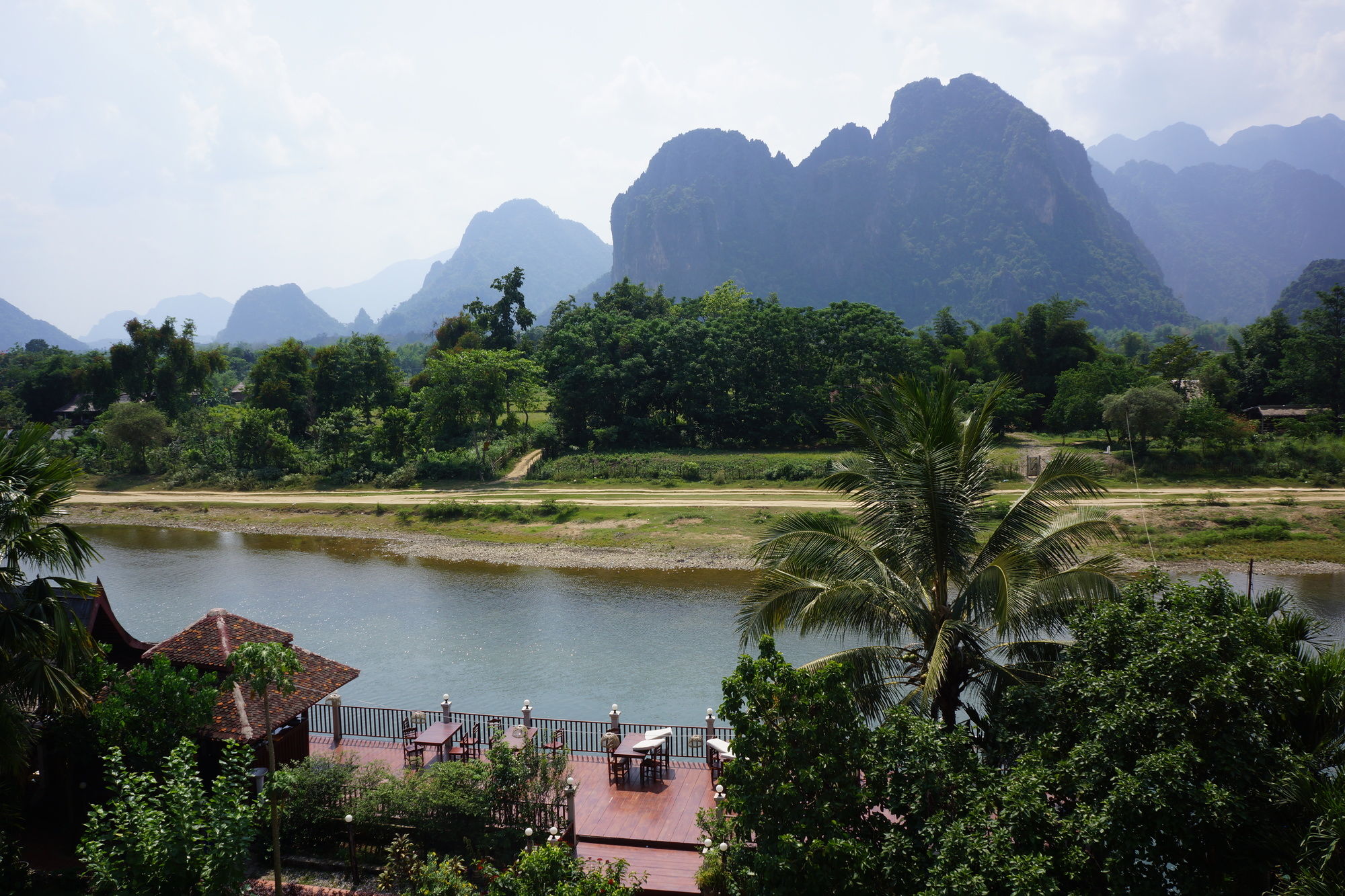 The Elephant Crossing Hotel in Vangviang, Laos