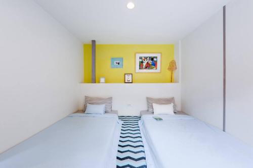 Non Inn The Diamond Artisan King and Twin Rooms with Private Coffee Station and InnerCourt Quiet View near Riverside and ICONSIAM