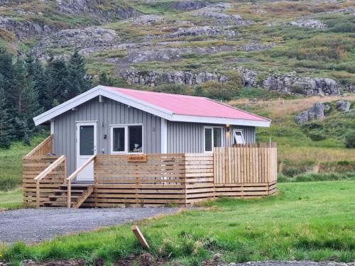 Hvammur 3 Hrakhólar with private hot tub in Unknown City, Iceland