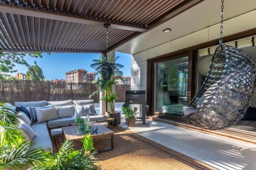 Akomodat En Precioso Y Moderno Con Jardin Y Parking — Getxo