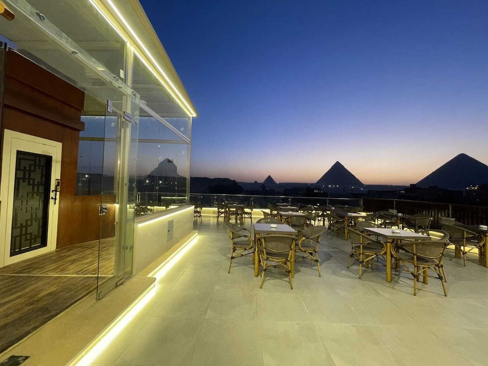 Akhnaton Pyramids View in Giza, Egypt