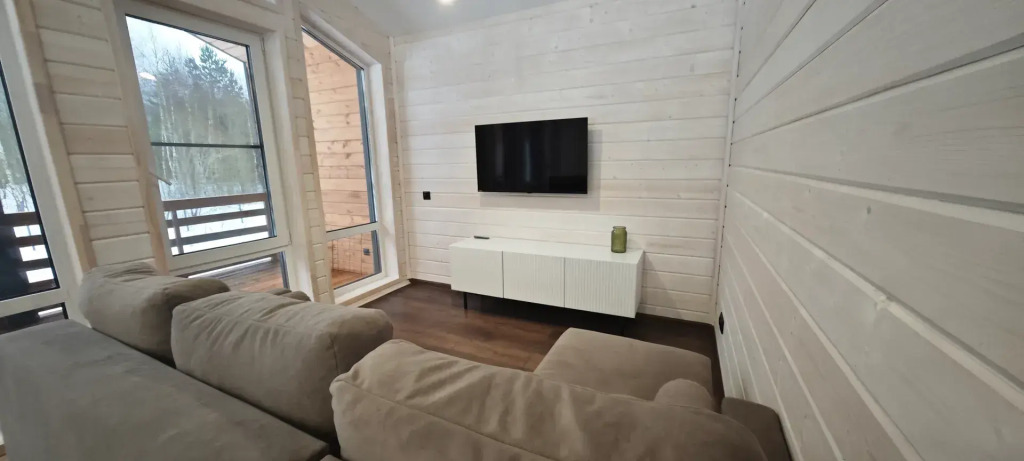 Doma v Iskona Park in Mozhaysk, Russia