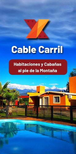 Cable Carril - carbon neutral hotel in Chilecito