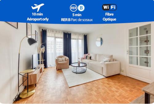 T3 10min From Orly Airport And 5min From Rer B — hotel in Antony