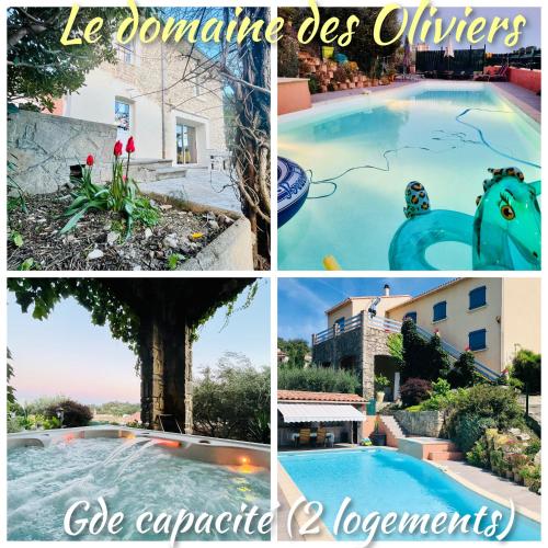 Le Domaine Des Oliviers Ales Piscine Jacuzzi Sauna — Ales