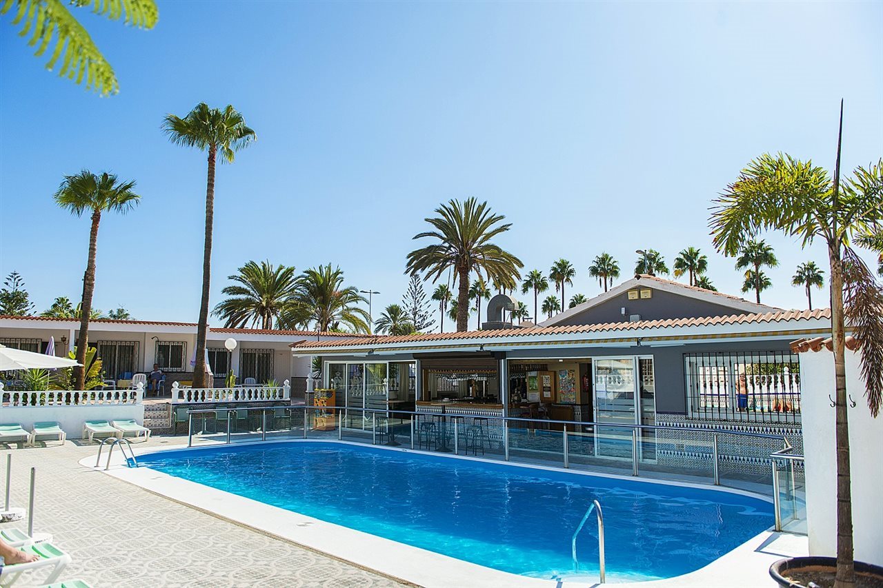 San Valentin and Terraflor Park in Playa Del Ingles, Spain