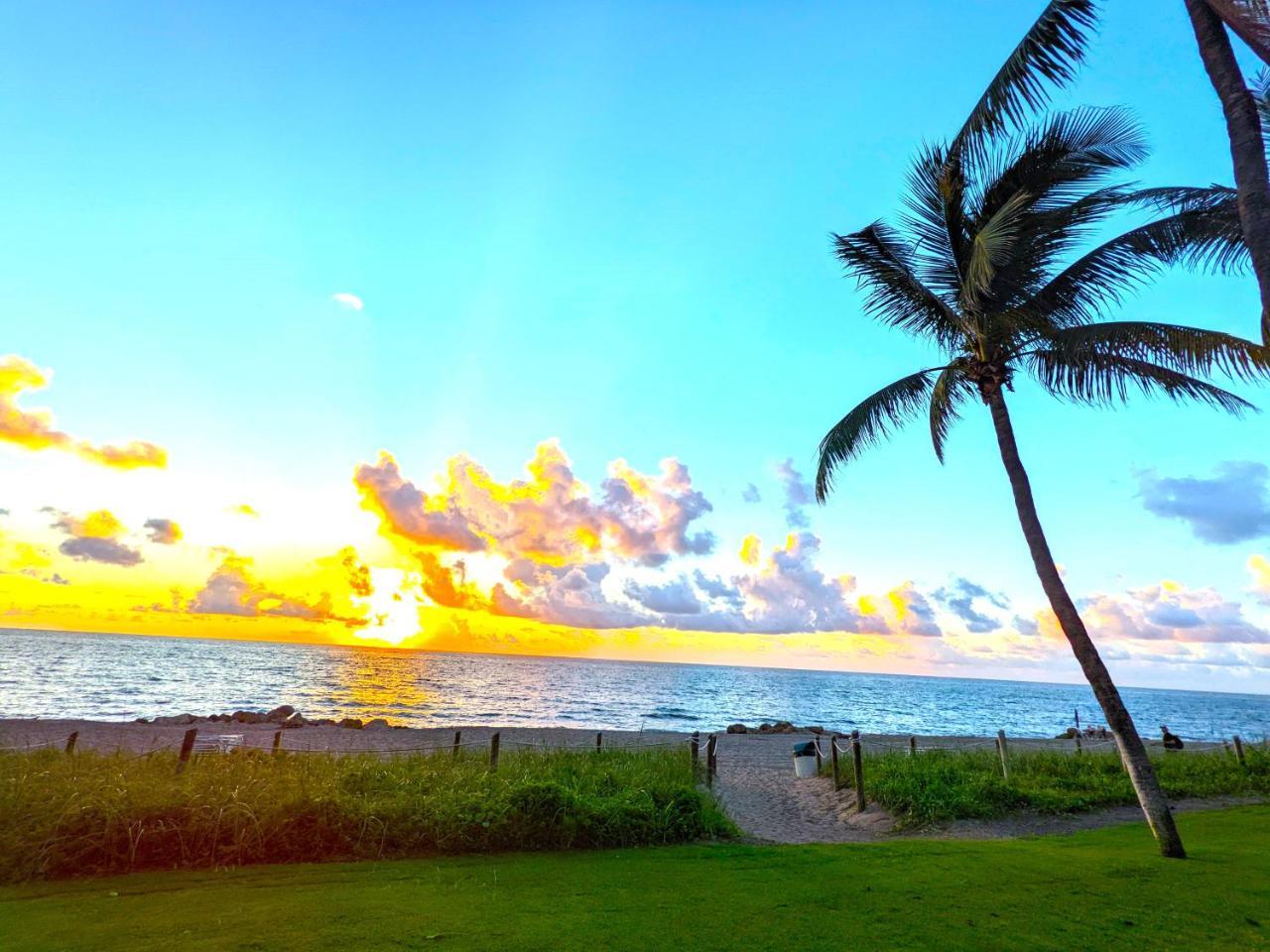 Modern Oasis Walk To Beach King Bed Backyard Workspace — Deerfield Beach