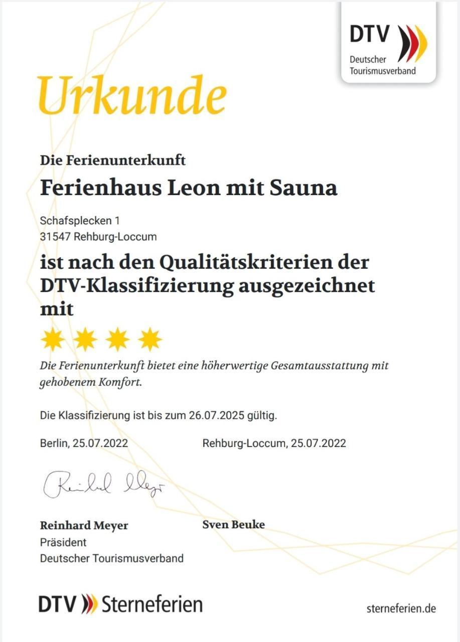 Ferienhaus Leon mit Sauna — hotel in Rehburg-Loccum