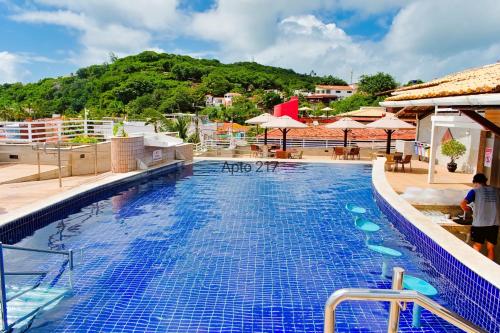 Flat No Unico Hotel Beira Mar Pipas Bay 217 in Unknown City, Brasil