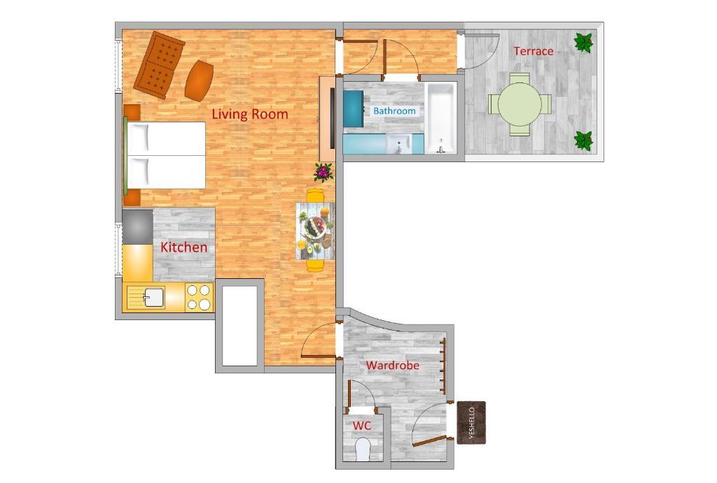 Yeshello Central Station Studio — 4-Star Luxury Hotel in Vienna, Austria