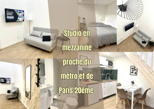 734 Elegant Studio En Mezzanine Proche du Metro L9 — hotel in Bagnolet