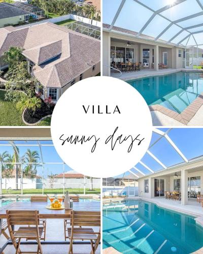Sunny Days Spacious Villa with Saltwater Heated Pool 4 bedroom 2 bathroom — 4-Star Luxury Hotel in Cape Coral, United States