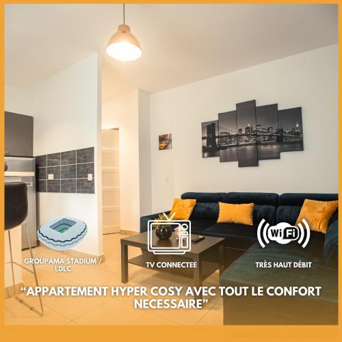 Le Refuge T2 Proximite Ldlc Groupama Stadium in Decines-Charpieu, France