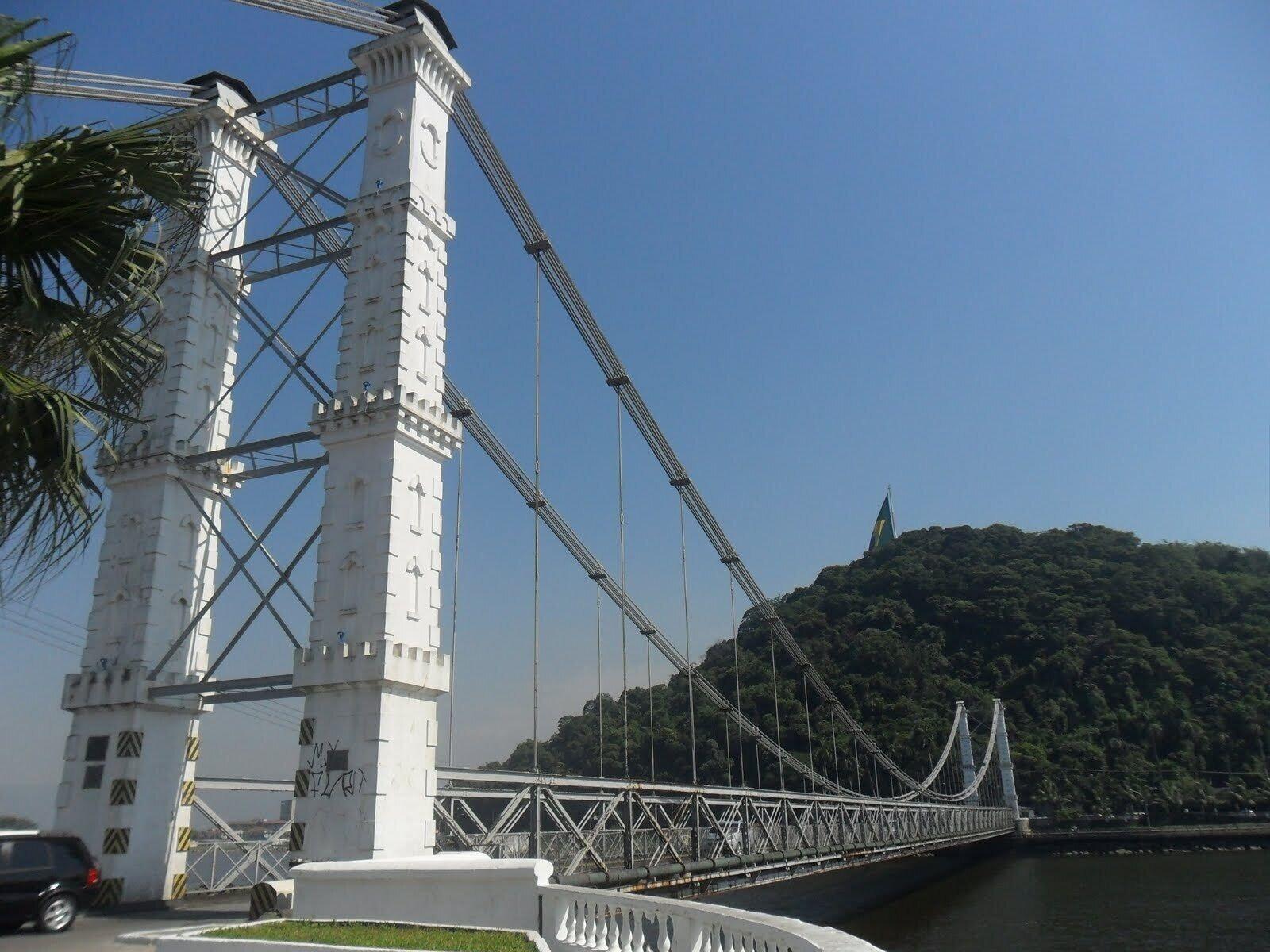 Itararé Tower Beach in Sao Vicente, Brasil
