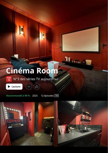 Le Cine Room T2 Netflix Prime Hyper Centre in Macon, France