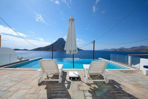 White Pearl Villa Kalymnos 2bdr & Private Pool — 4-Star Luxury Hotel in Kalymnos, Greece