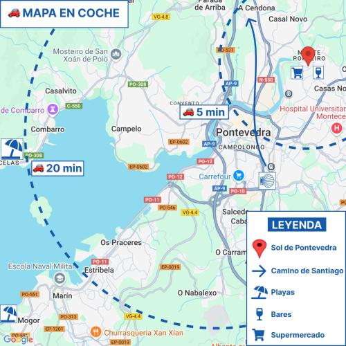 5min Pontevedra En Coche X2 Parkings Taxi Privado Con Coste in Pontevedra, Spain