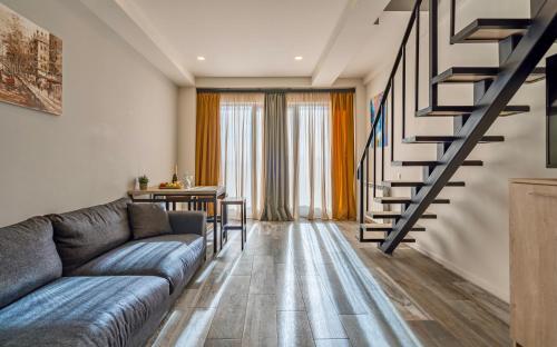 GVC 3 room 2 level apt New Gudauri