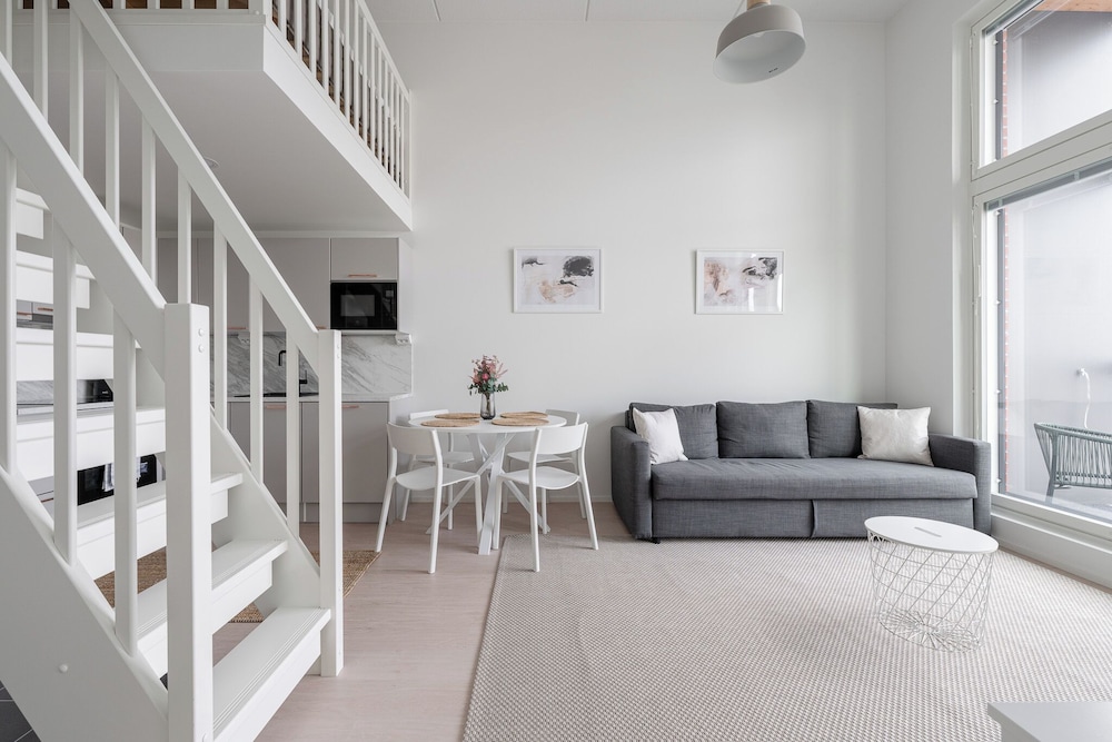Brand New Top Floor Loft with Balcony — 4-Star Luxury Hotel in Tampere, Finland