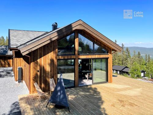 New modern cabin at Norefjell with sauna — 4-Star Luxury Hotel in Noresund, Norway