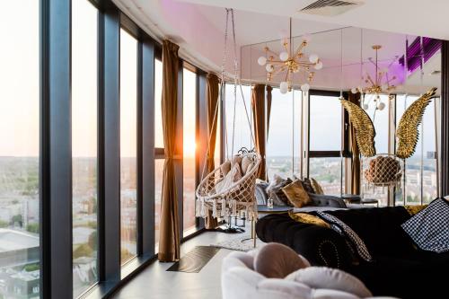 Hanza Tower GOLD 21 Deluxe 63m2 with Pool & Spa — 4-Star Luxury Hotel in Szczecin, Poland