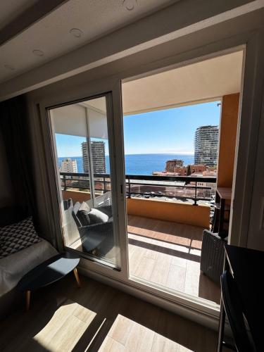 Frontiere Monaco in Beausoleil, France