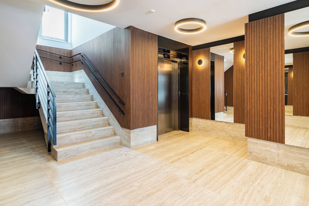 Interior entrance