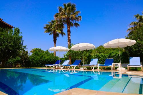 Villa with a private pool and mountain view in a quiet area next to fores — 4-Star Luxury Hotel in Fethiye, Turkey