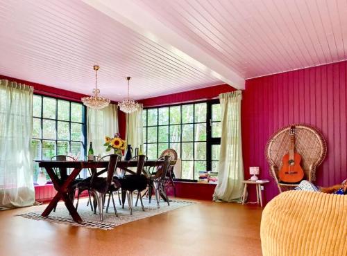 Colorful Summerhouse Close To The Sea in Maribo, Denmark