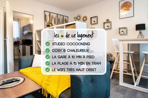 Studio Le Nid Douillet Tout Confort a Proximite de la Gare Tram a 5 Min in Le Havre, France